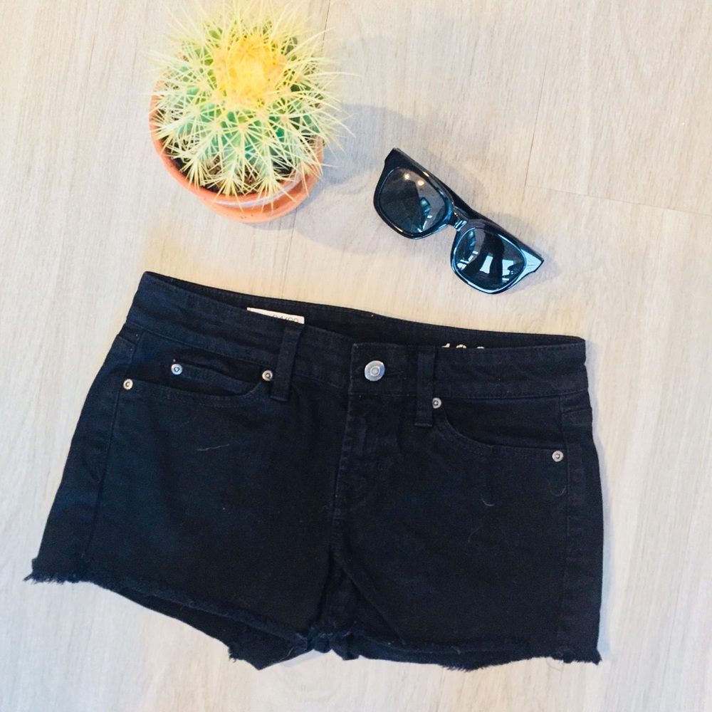Gap Black Jean Shorts